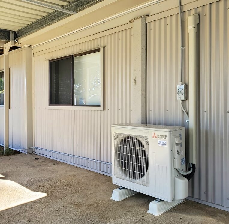 Mitsubishi air conditioning installation Redcliffe